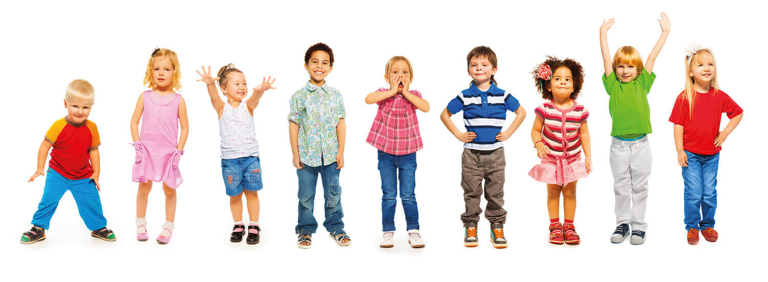 Gruppe von Kindergartenkindern